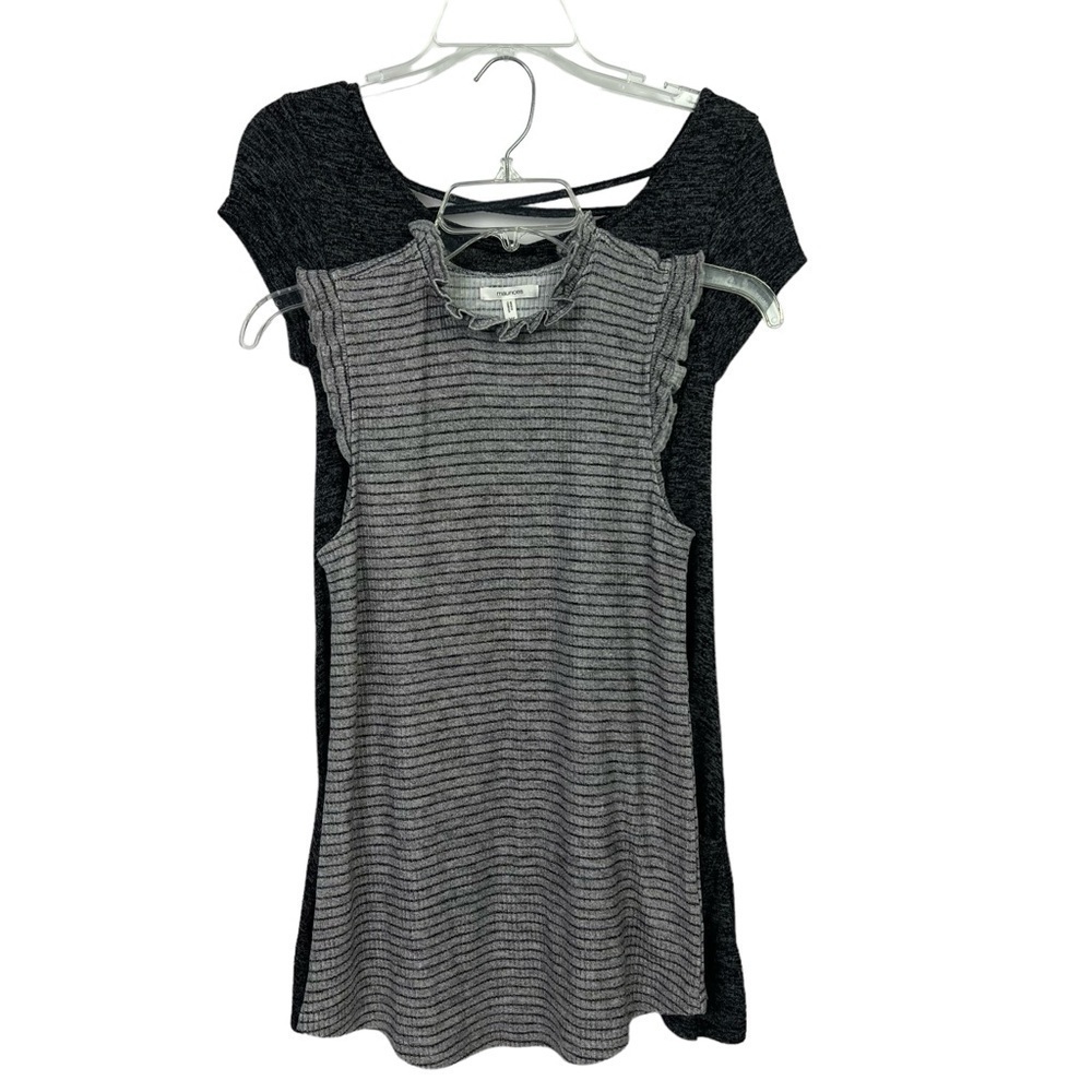 MAURICES Women’s Pullover Tops Sz XS Lot/2 Multi Colors 1 NWT/ 1 Pre-owned